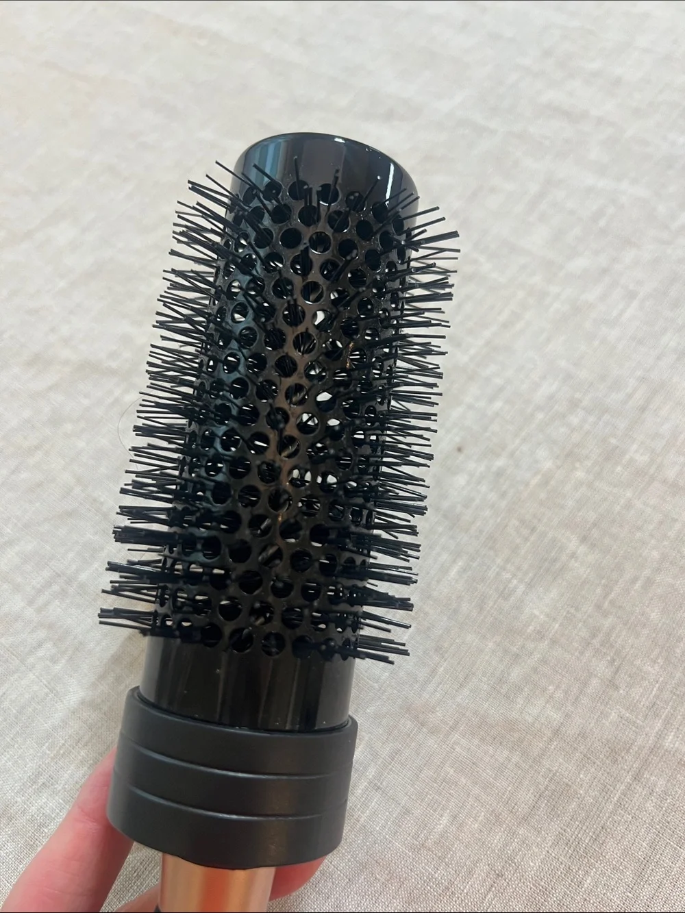 T3 Black and Gold Anti-Gravity Barrel Brush | Round Vent Brush. NWOT
